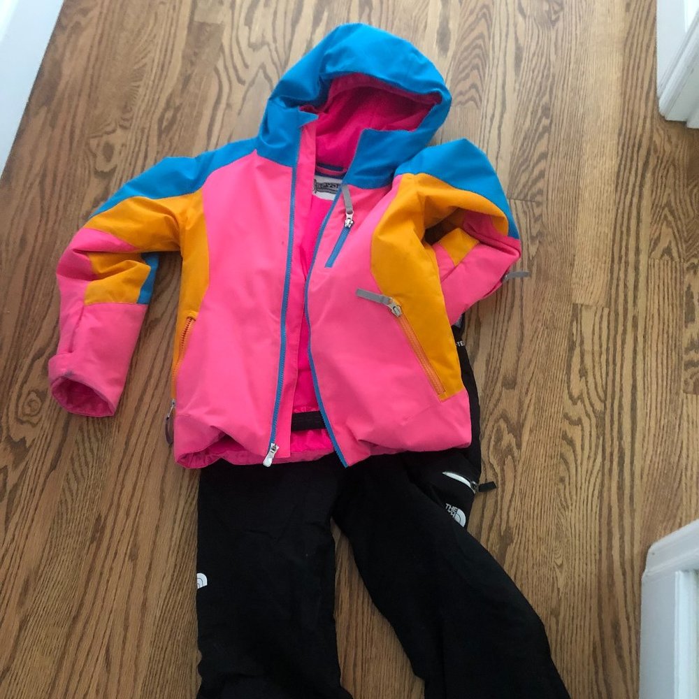 Youth Ski Outfit-Spider Jacket + Gor-Tex North Face Ski Pants